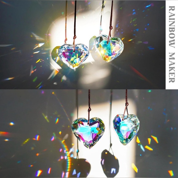 Crystal Heart Sun Catchers - Picture 3 of 5